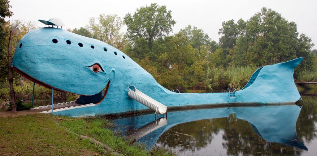 THE BLUE WHALE OF CATOOSA: CATOOSA, OKLAHOMA