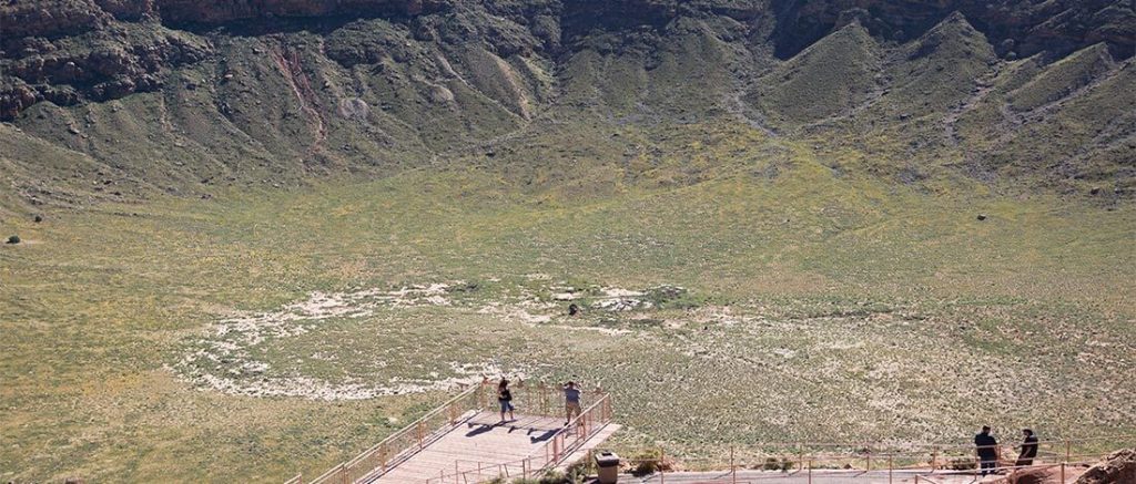 METEOR CRATER: NEAR WINSLOW, ARIZONA