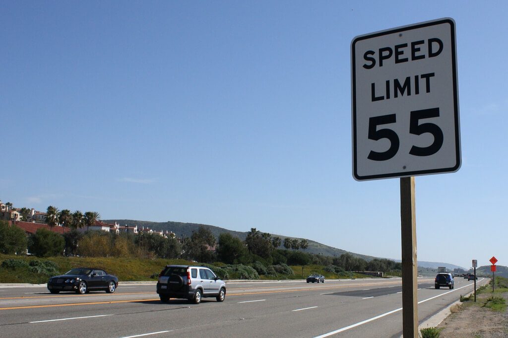 Speed Limit Sign 55