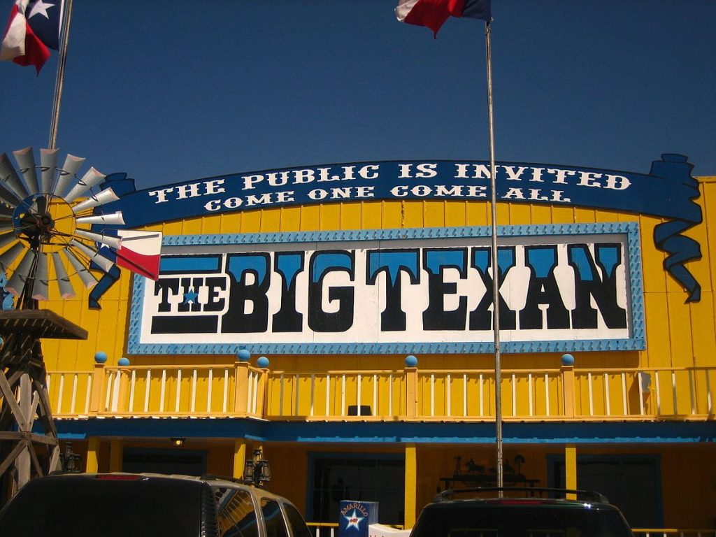 THE BIG TEXAN: AMARILLO, TEXAS